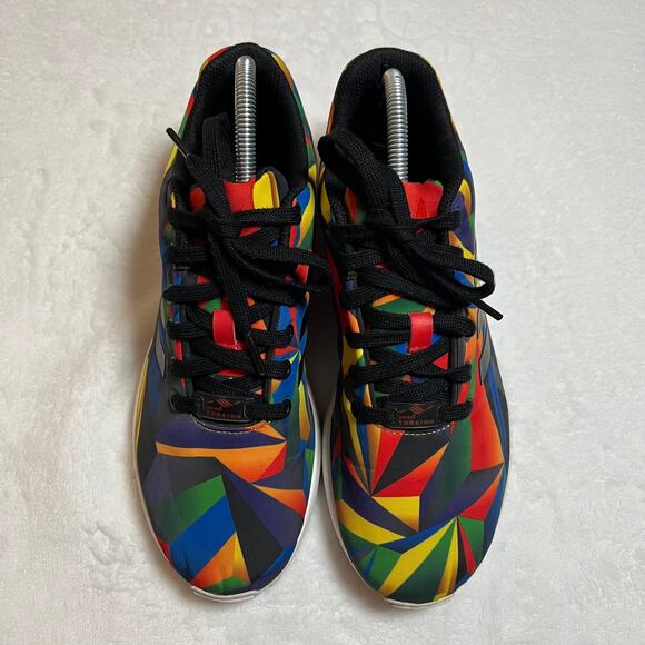 Adidas Mens ZX Flux Torsion Macro Prism Geometric Sneakers Size 8 Multicolor main image 8